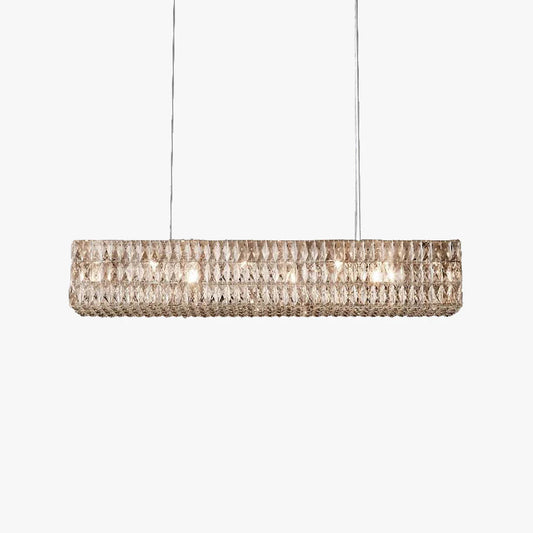 Kristy Rectangular Luxury Crystal Chandelier