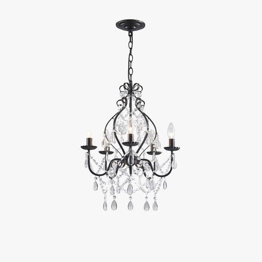 Silva American Crystal Metal Chandelier Restaurant Living Room