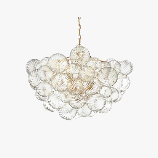 Valentina Luxury Modern LED Bubble Chandelier Glass Living Room